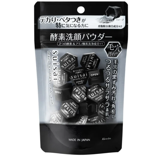 Suisai Beauty Clear Black Powder Wash (Trial) 6g. 15pcs. Оригинал