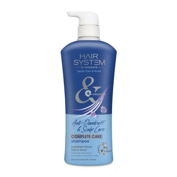 Hair System By Watsons Anti-Dandruff  Scalp Care Complete Care Shampoo 500ml Оригинал