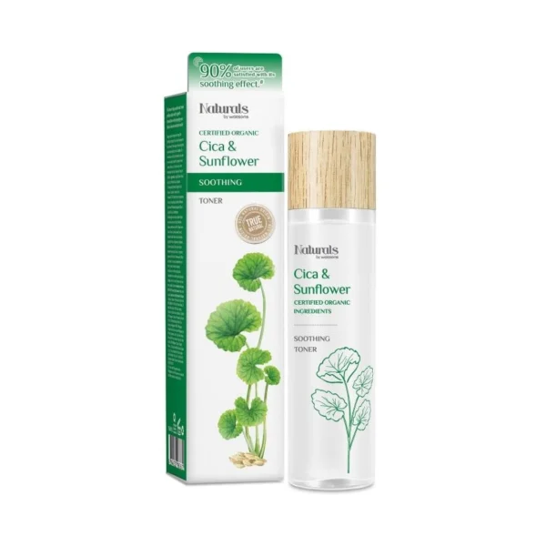 Naturals by Watsons True Natural Cica  Sunflower Soothing Toner 150ml. Оригинал