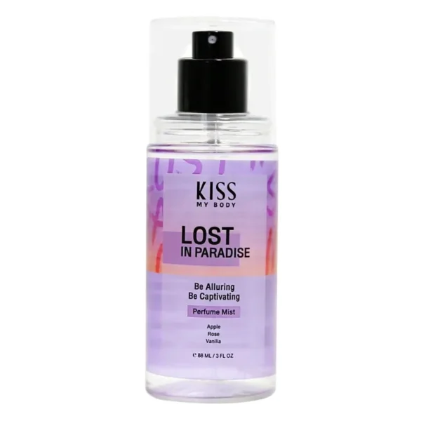 Kiss My Body Perfume Mist Lost In Paradise 88 Ml. สเปรย์น้ำหอม Оригинал