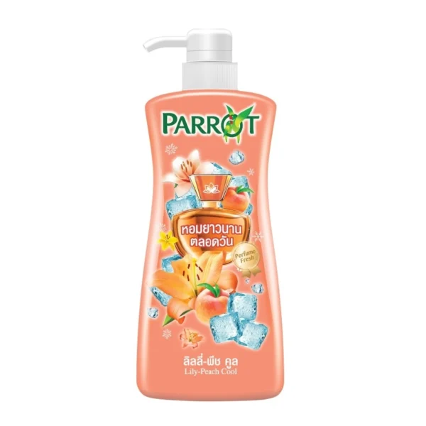 Parrot Shower Cream Lily Peach Cool 450 Ml. เย็นสดชื่น Оригинал