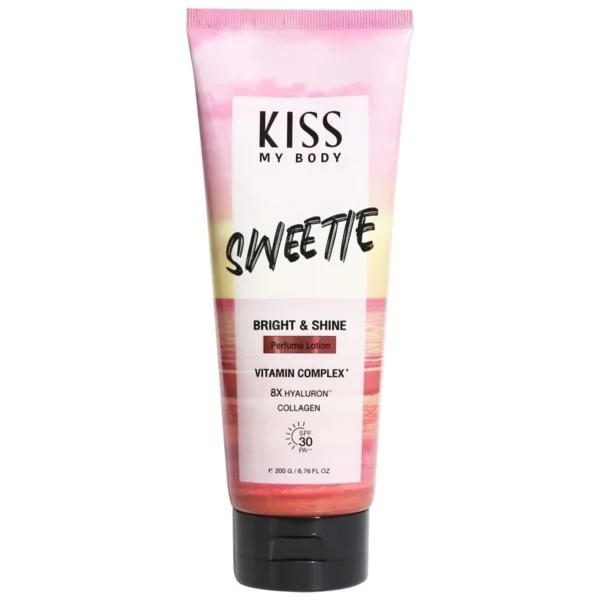 Kiss My Body Bright  Shine Perfume Lotion SPF 30 PA+++ Sweetie 200 G. โลชั่นน้ำหอม Оригинал