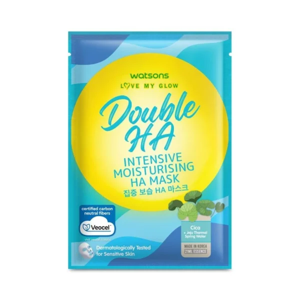 Watsons Love My Glow Double Ha Intensive Moisturising HA Mask 1 Sheet. Оригинал