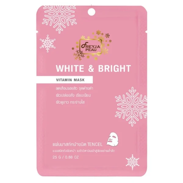 Freyja Peau White  Bright Vitamin Mask 1'S มาสก์หน้า วิตามิน Оригинал
