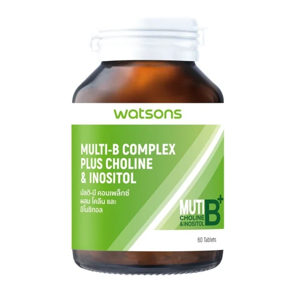 Watsons Multi-B Complex Plus Choline  lnositol  (Dietary Supplement Product) 60Tablet Оригинал