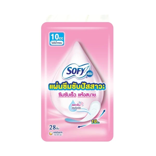 Sofy Aile Incontinence Pad Unscented 10 cc 19cm. 28'S Оригинал