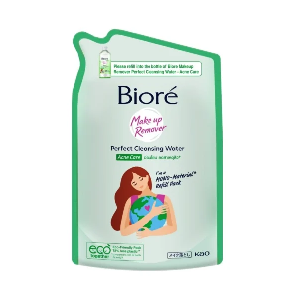 Biore Makeup Remover Perfect Cleansing Water Acne Care 330 Ml. (Refill) Оригинал