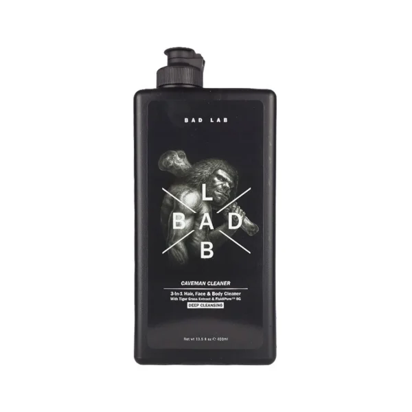 Bad Lab Caveman Cleaner 3-In-1 Hair Face Body Cleaner Deep Cleansing 400 Ml. Оригинал