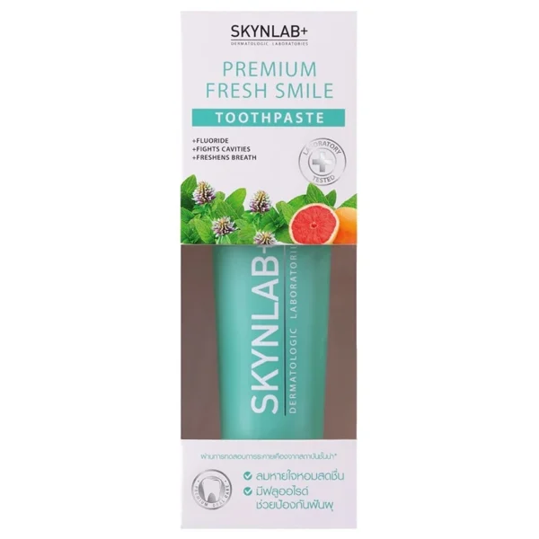 Skynlab Toothpaste Premium Fresh Smile 120 G. ยาสีฟัน ลดกลิ่นปาก Оригинал