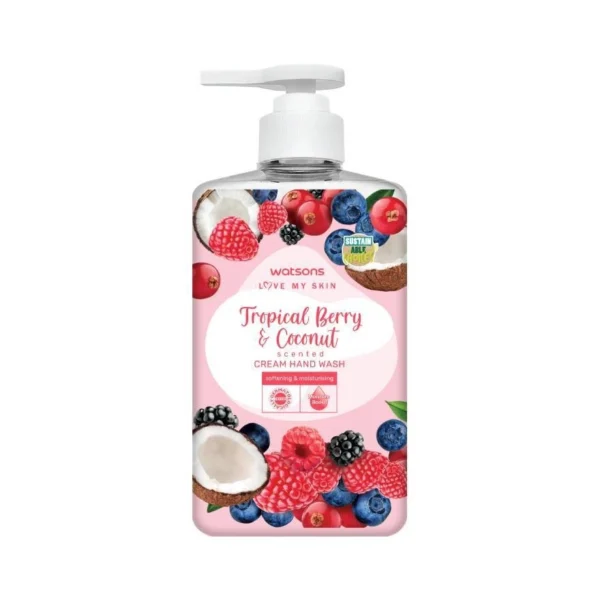 Watsons Love My Skin Tropical BerryCoconut Scented Cream Hand Wash 500ml. Оригинал
