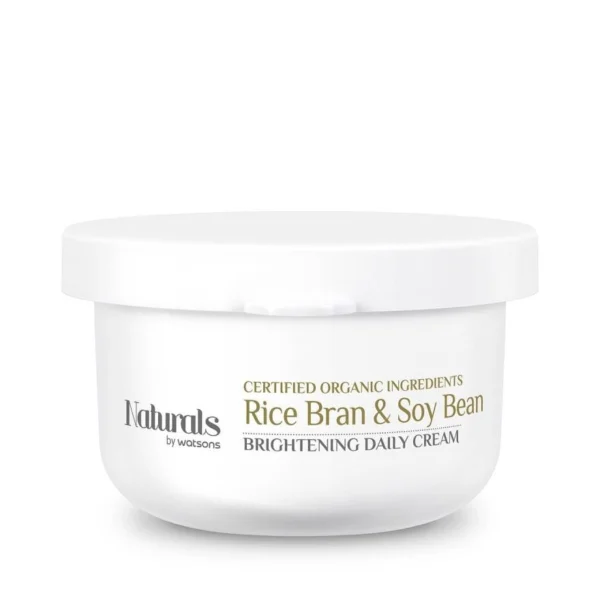 Naturals by Watsons Rice Bran  Soy Bean Brightening Daily Cream 50g. Оригинал
