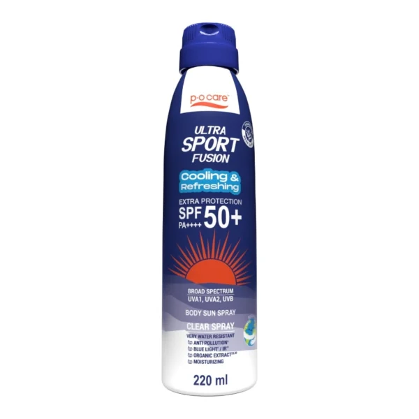 P.O.Care Ultrasport Fusion Clear Sun Spray SPF50+ PA++++ 220 Ml. Оригинал