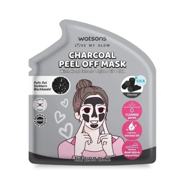 Watsons Charcoal Peel Off Mask 5 ml. (Sachet) Оригинал