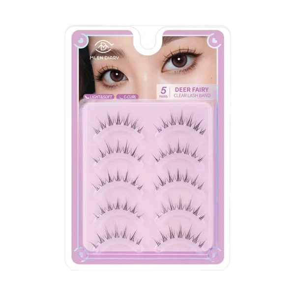 Mlen Diary Strips Lashes Series Eyelashes 5Pairs Deer Fairy Оригинал