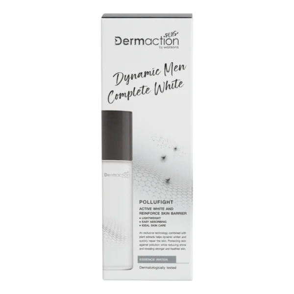 Dermaction Plus by Watsons Dynamic Men Complete White Essence Water 100ml. Оригинал
