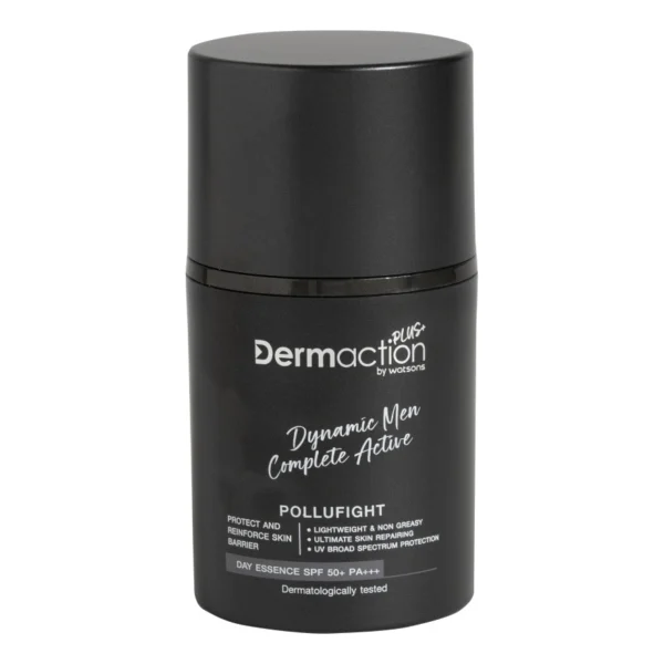Dermaction Plus by Watsons Dynamic Men Complete Active Day Essence SPF 50+ PA+++ 50ml Оригинал