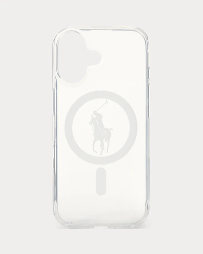 Чехол для iPhone Ralph Lauren Clear MagSafe iPhone 17 Case