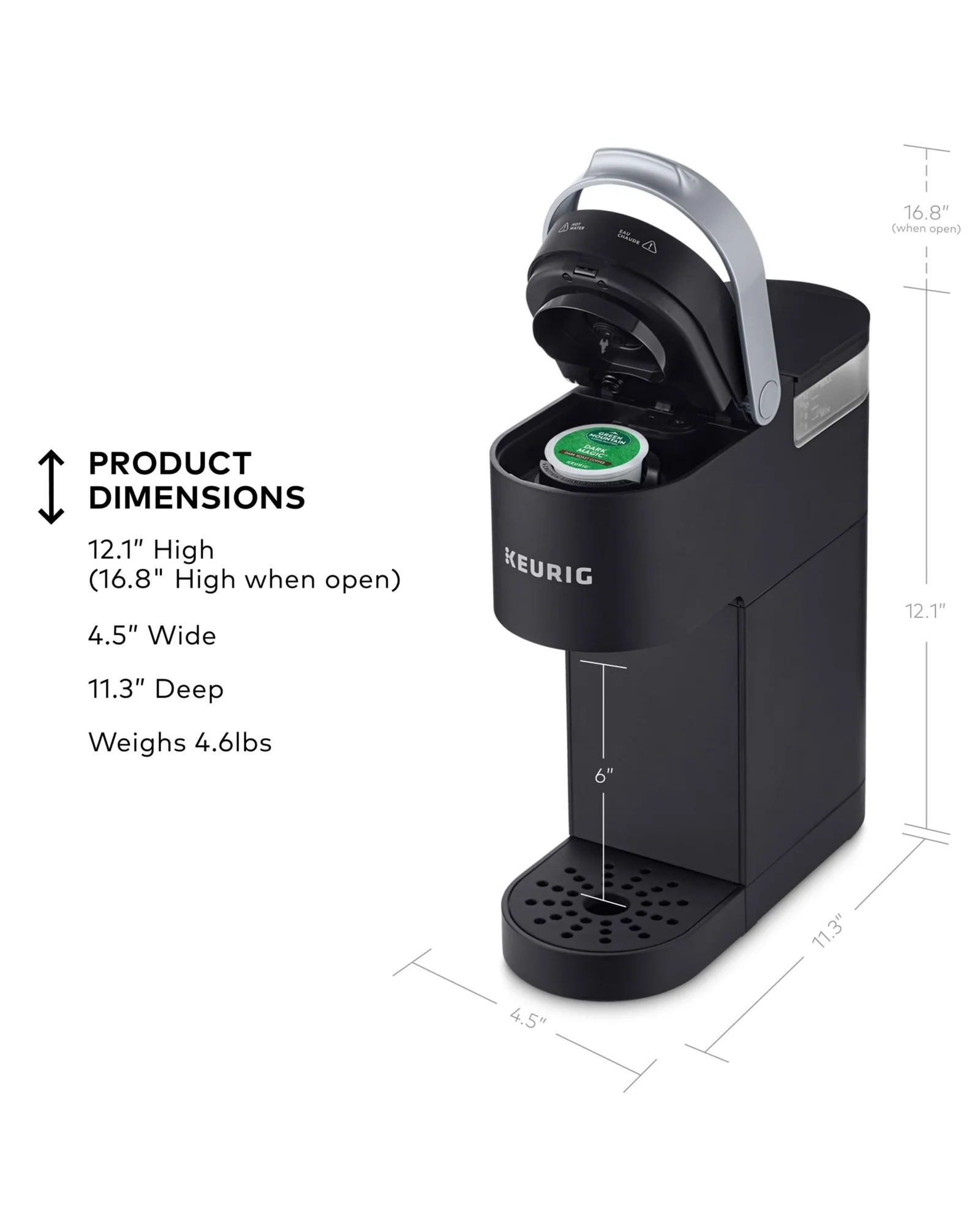 Кофемашина Keurig K-Mini Чёрный — 8