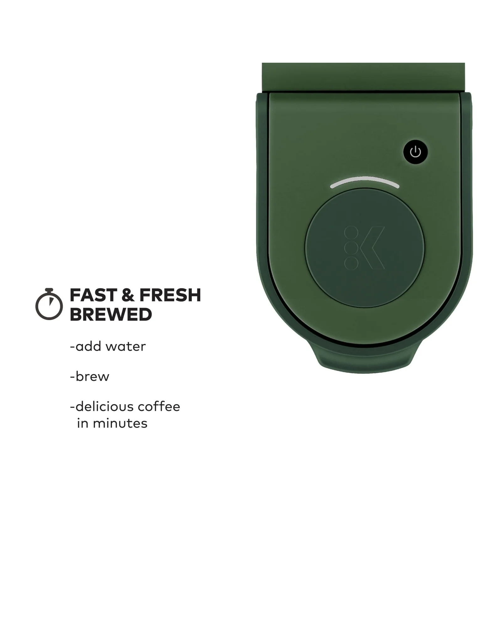 Кофемашина Keurig K-Mini Изумрудно-зелёный — 7