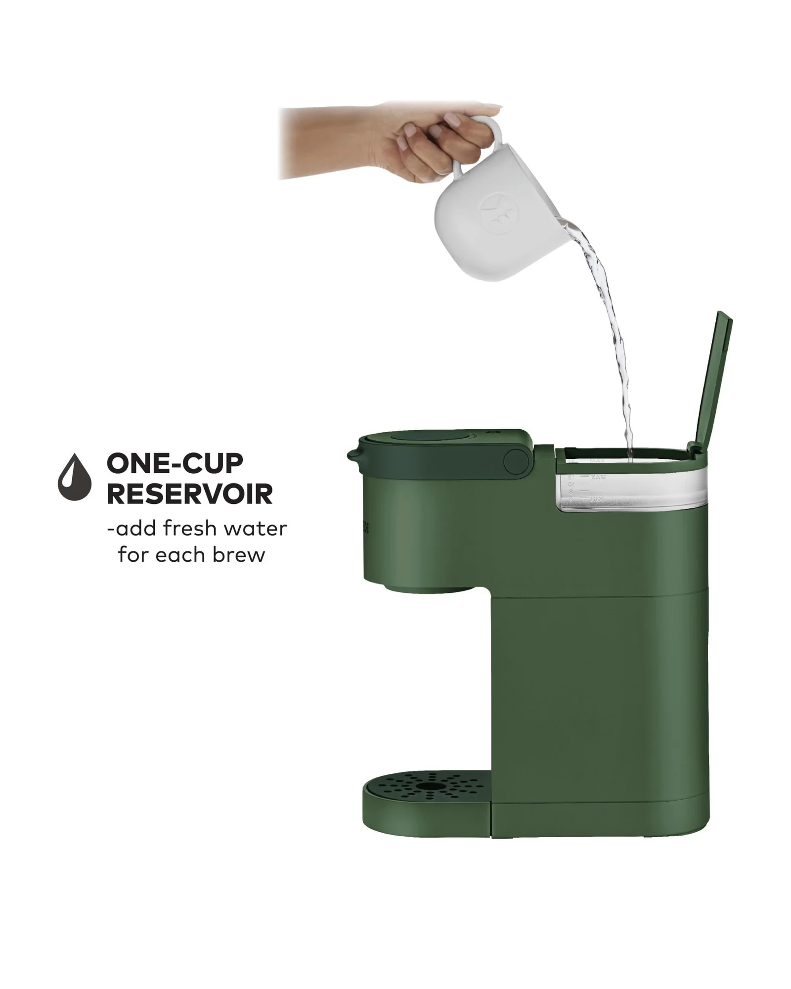 Кофемашина Keurig K-Mini Изумрудно-зелёный — 8