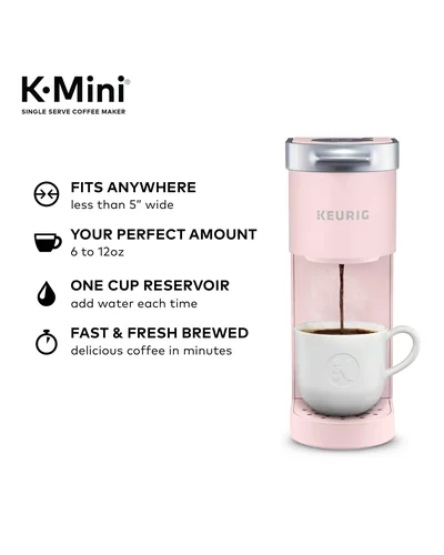 Кофемашина Keurig K-Mini Пудрово-розовый