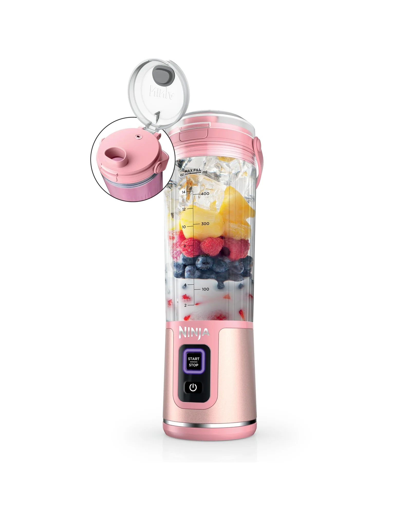 Портативный блендер Ninja Blast 18 oz Розовый — 1