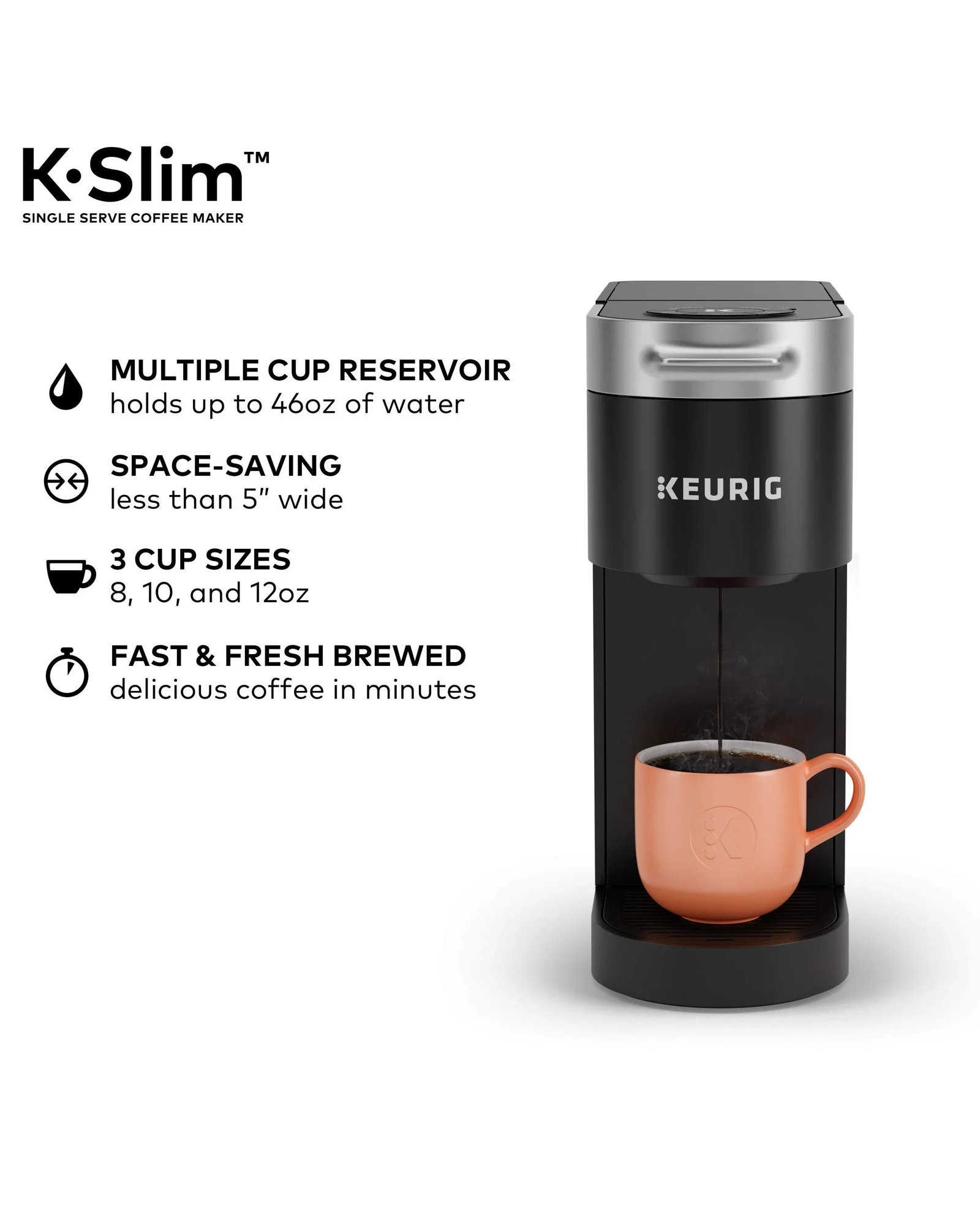 Кофемашина Keurig K-Slim Чёрный — 5