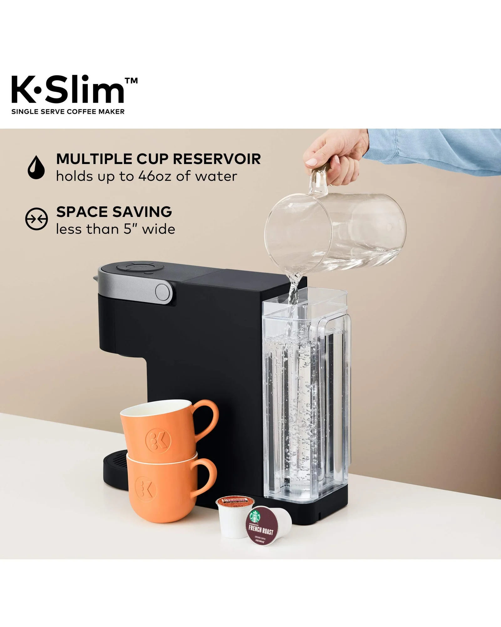 Кофемашина Keurig K-Slim Чёрный — 6