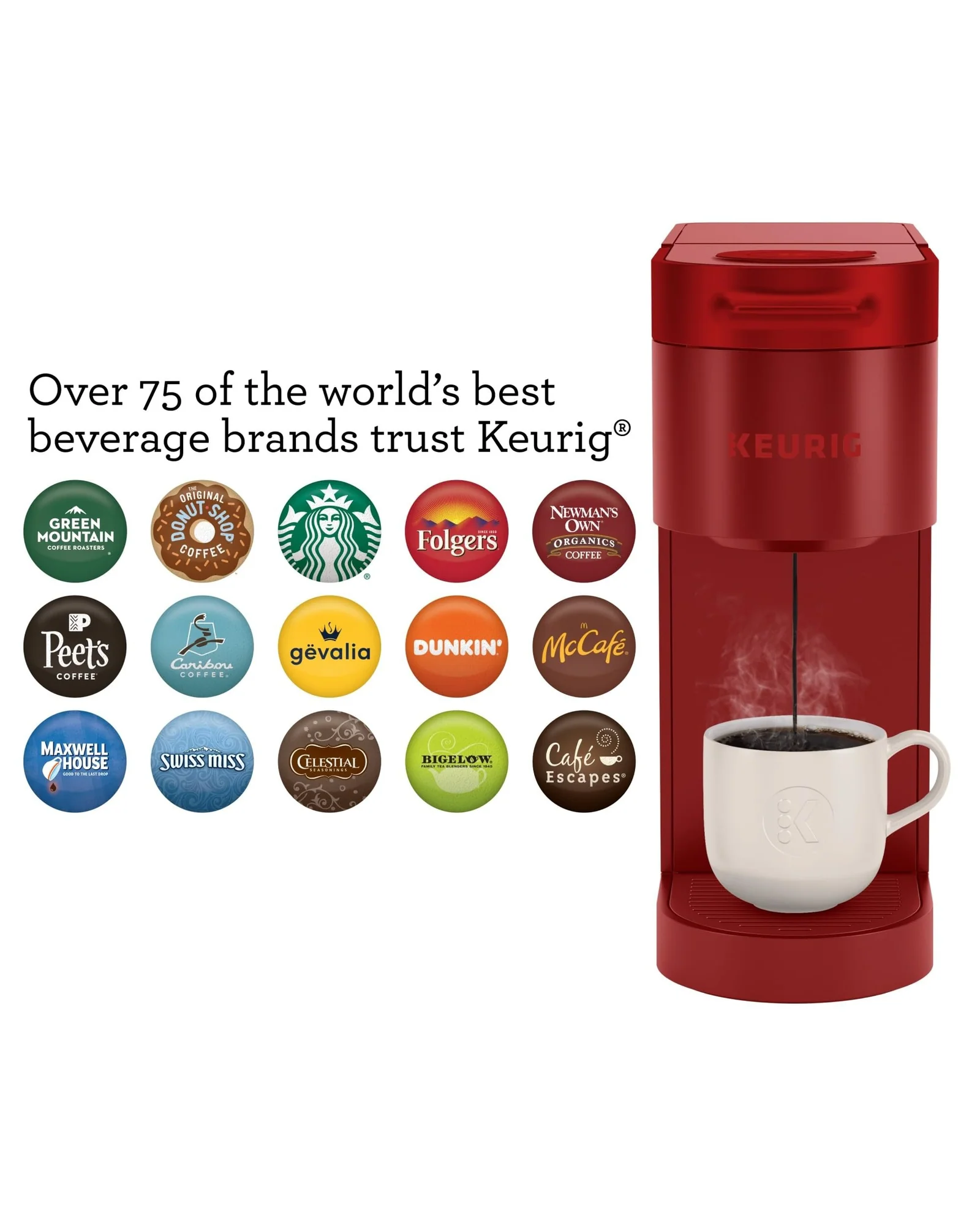 Кофемашина Keurig K-Slim Алый красный — 10