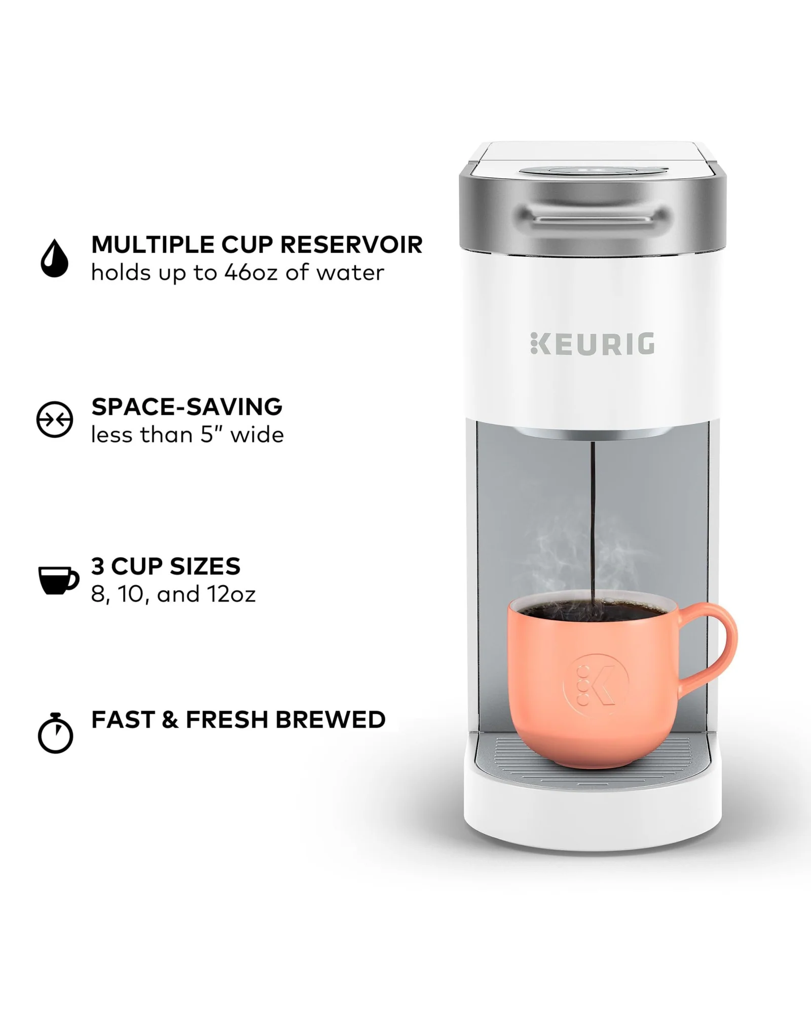 Кофемашина Keurig K-Slim Белый — 4