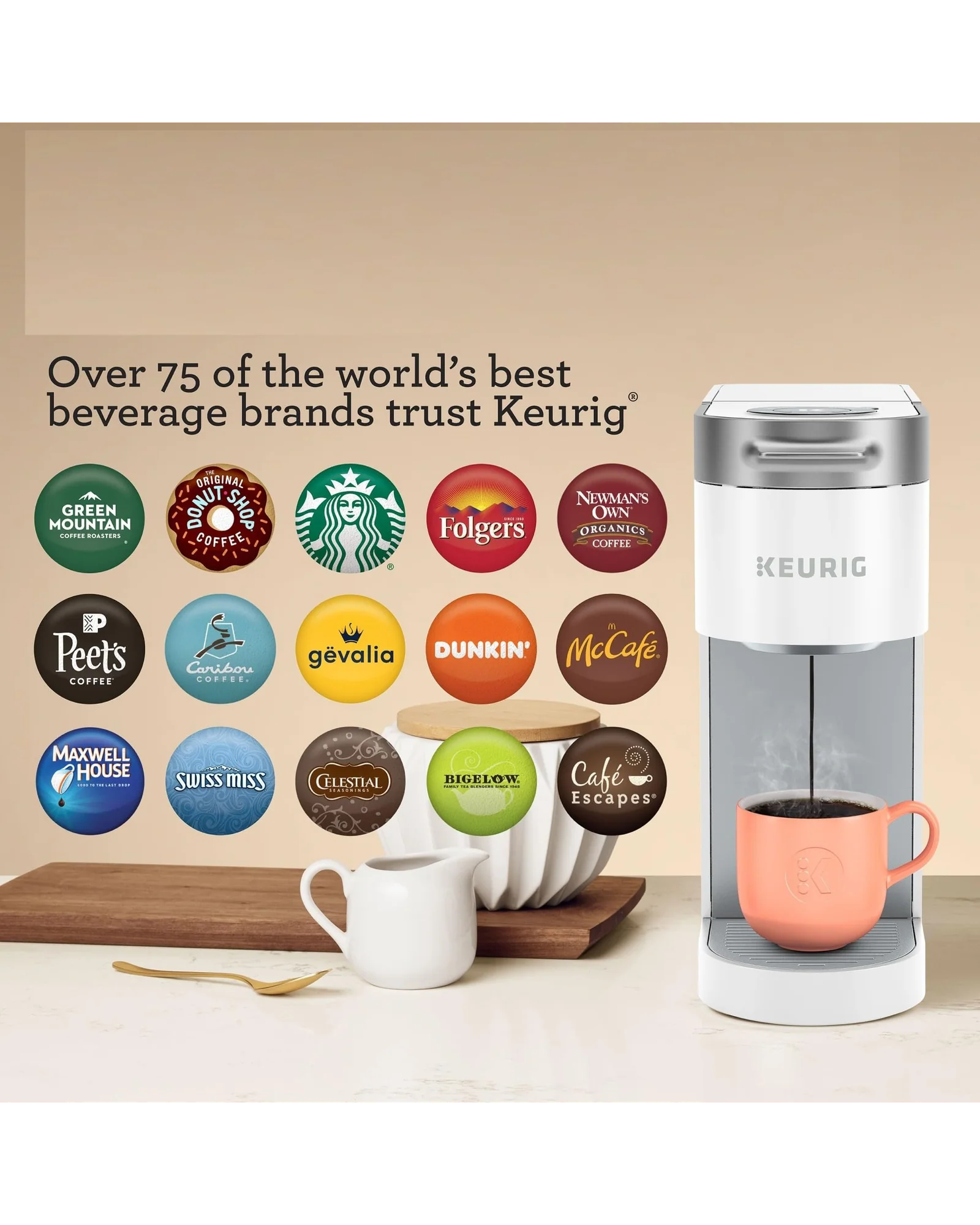 Кофемашина Keurig K-Slim Белый — 10