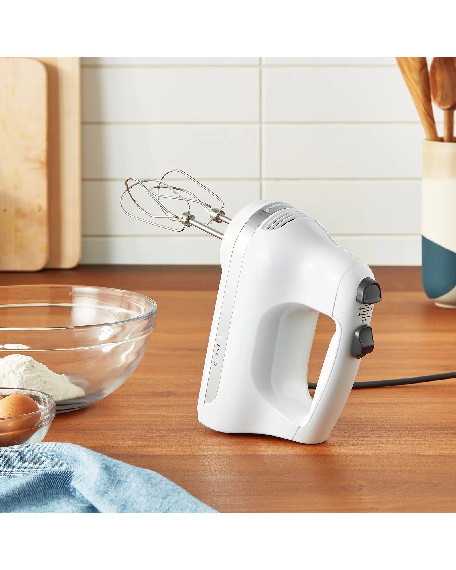 Ручной миксер KitchenAid KHM512 Белый — 3