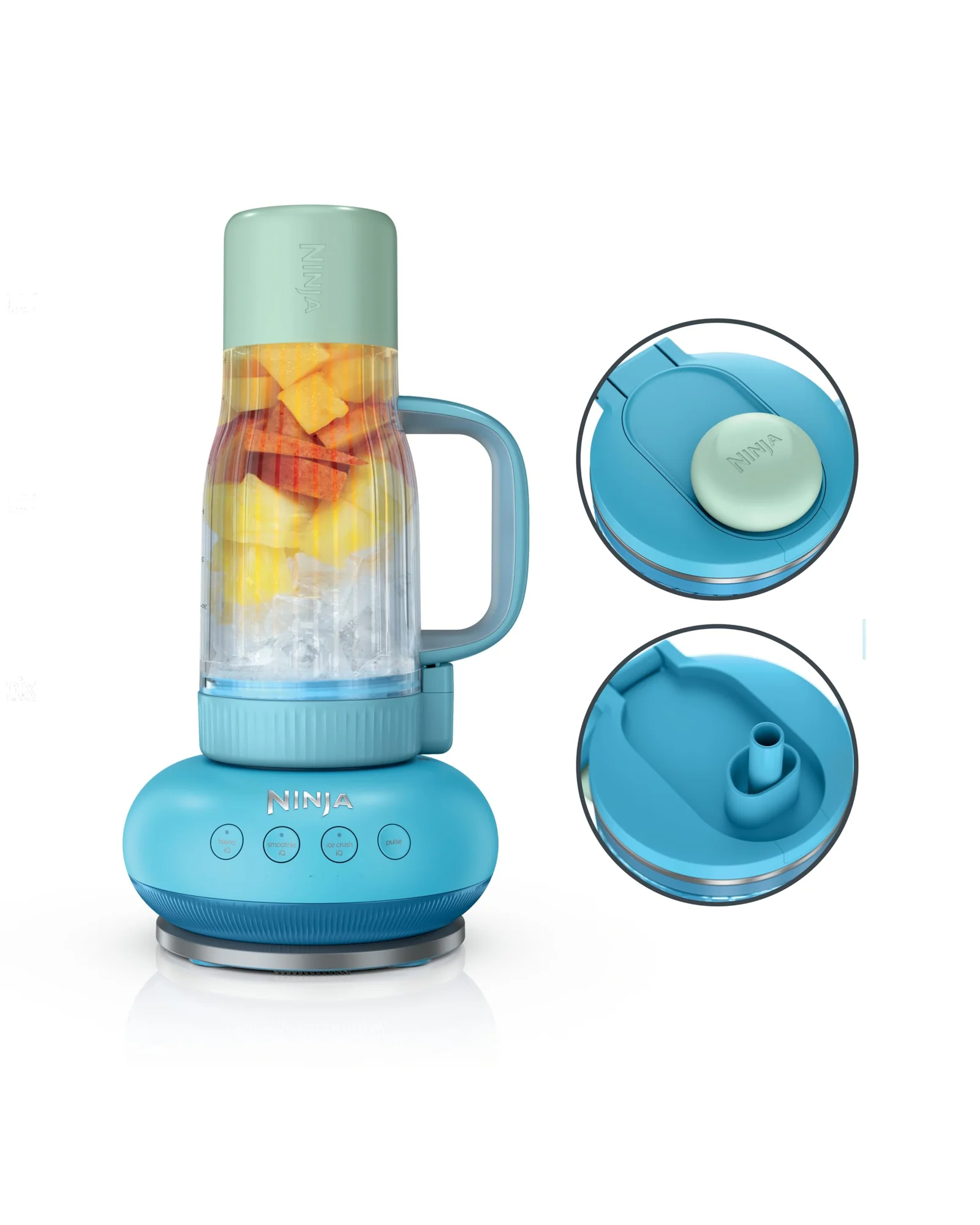 Персональный блендер Ninja BlendBoss Голубой Blue Raspberry — 2