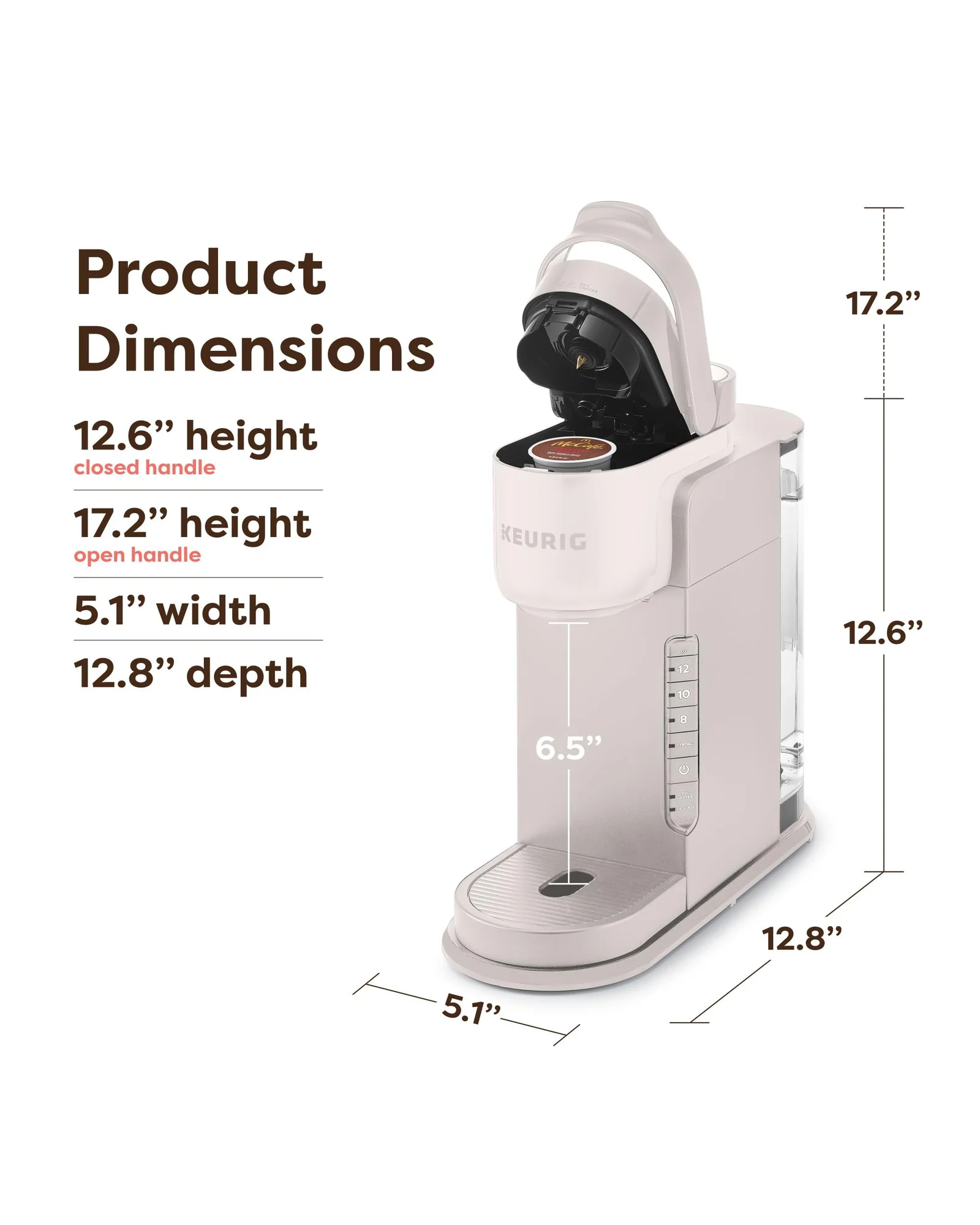 Кофемашина Keurig K-Express Бежевый Warm Stone — 6