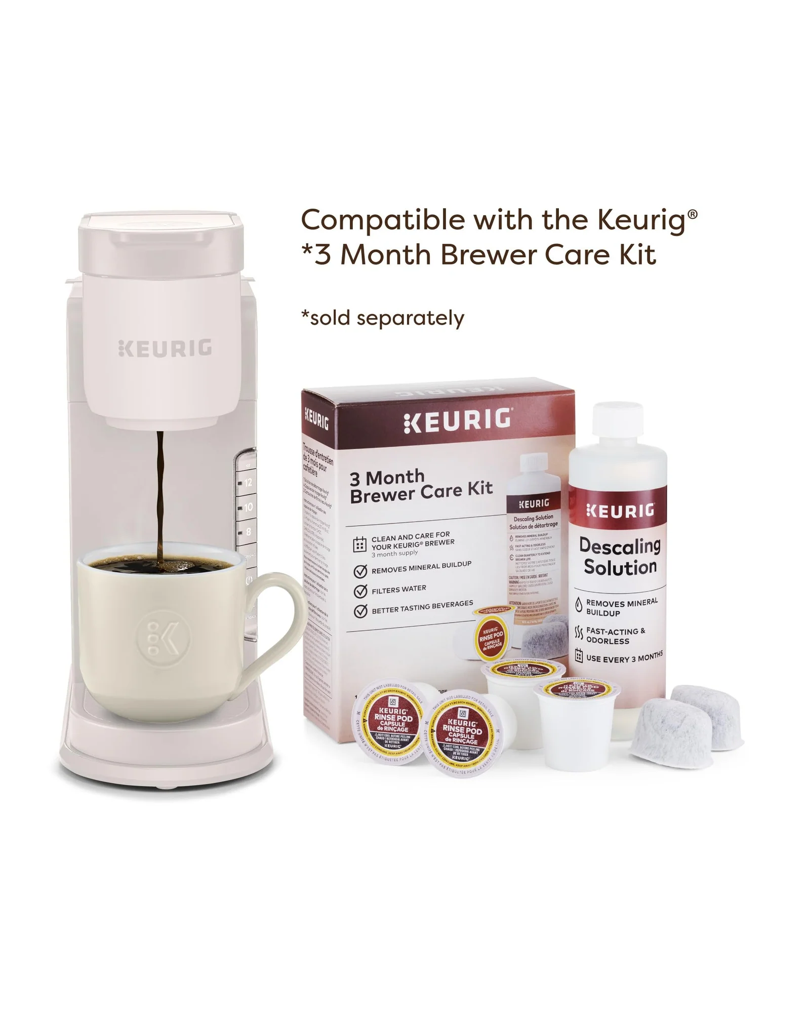 Кофемашина Keurig K-Express Бежевый Warm Stone — 7