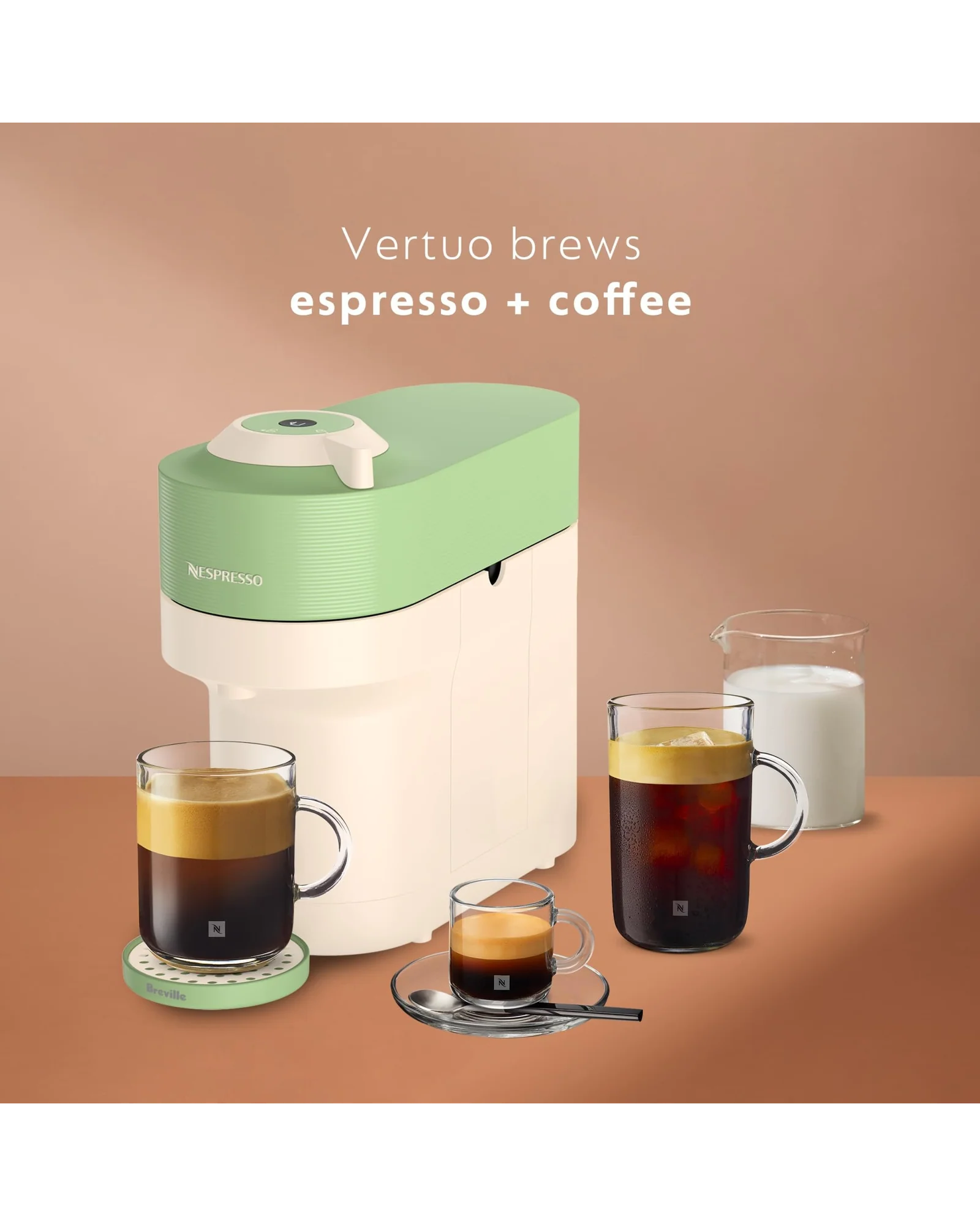 Кофемашина Nespresso Vertuo Pop+ Фисташковый Pistachio — 3