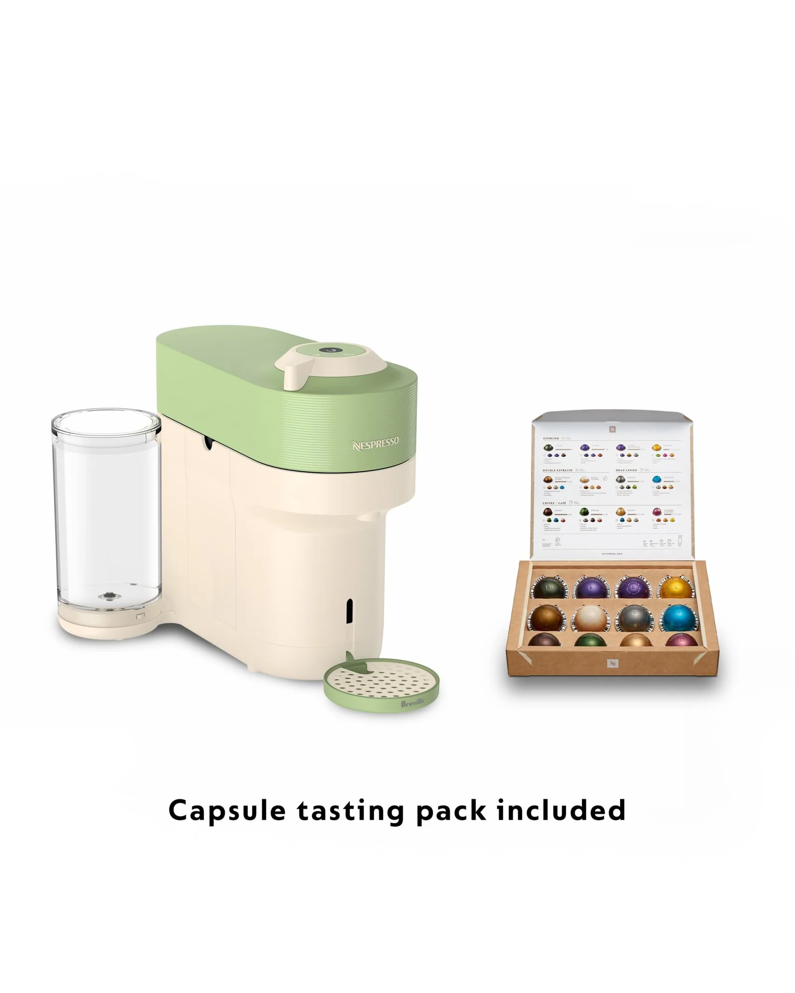 Кофемашина Nespresso Vertuo Pop+ Фисташковый Pistachio — 5