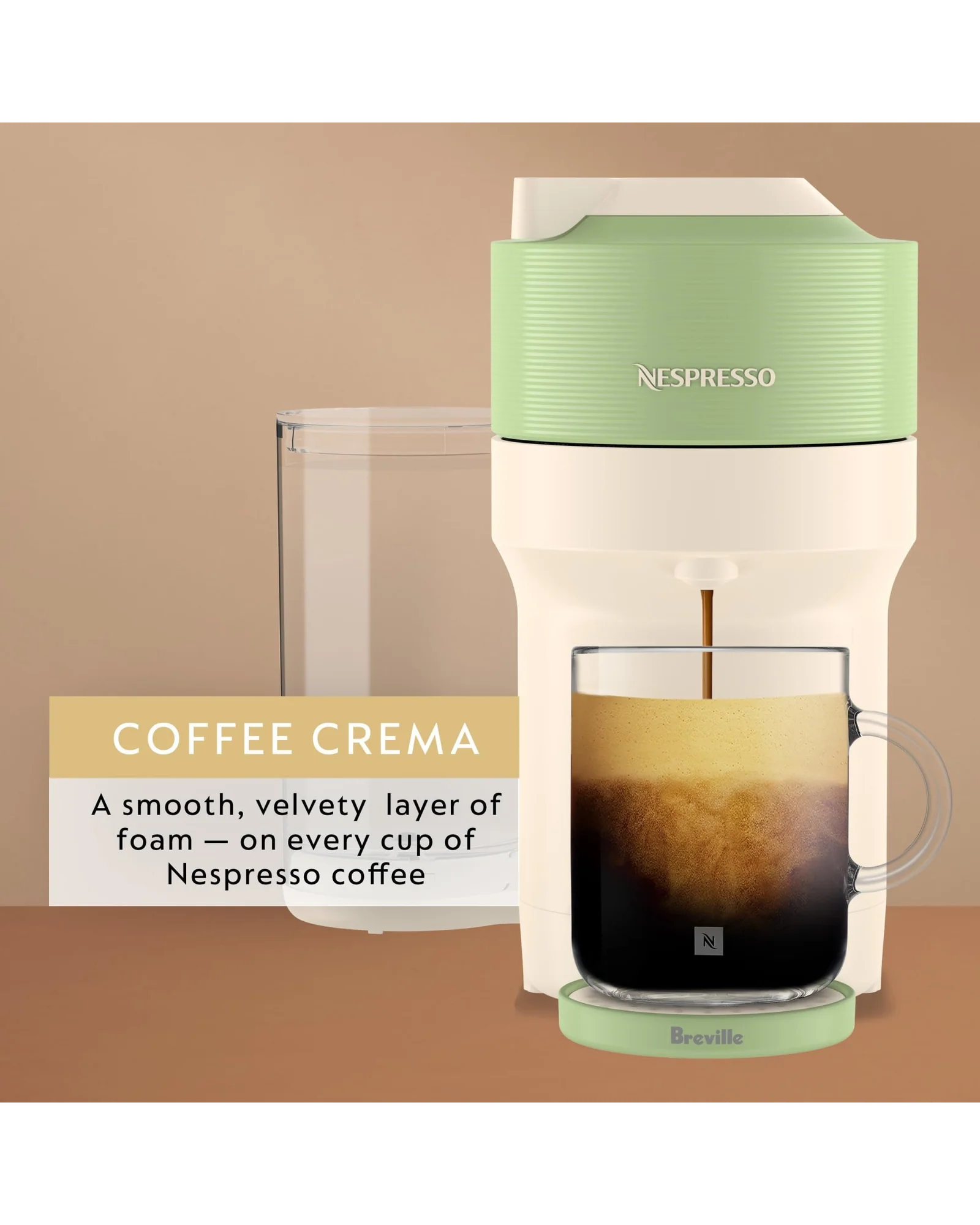 Кофемашина Nespresso Vertuo Pop+ Фисташковый Pistachio — 8