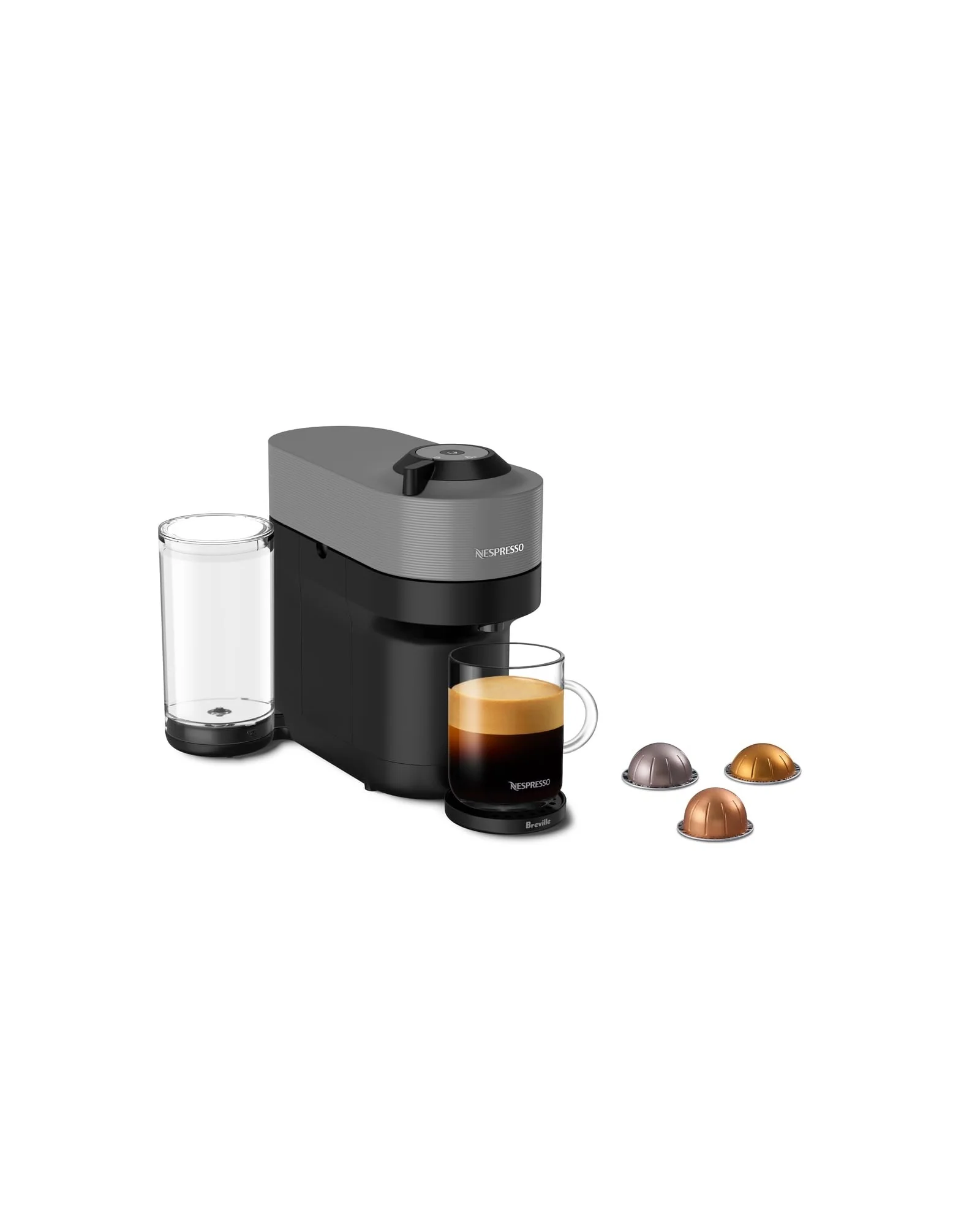 Кофемашина Nespresso Vertuo Pop+ Тёмно-серый Dark Grey — 1