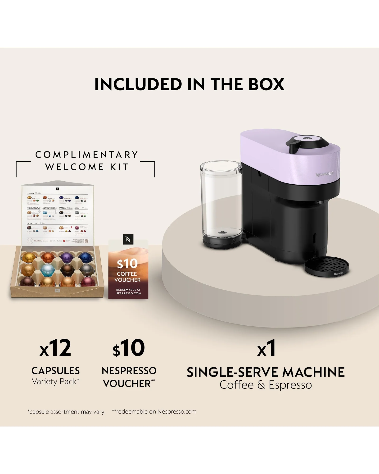 Кофемашина Nespresso Vertuo Pop+ Сиреневый Lilac — 3