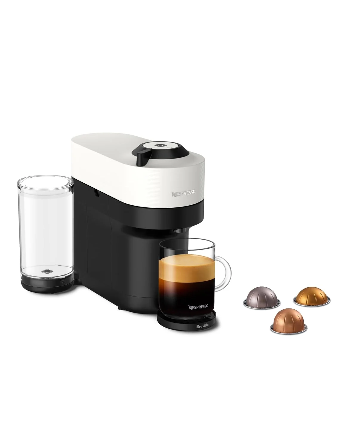 Nespresso Vertuo Pop+ Кофемашина, Белая — белый