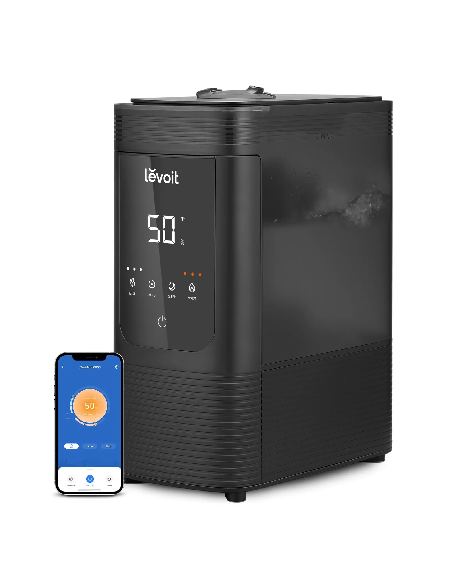 Увлажнитель воздуха Levoit LV600S 6L Smart Чёрный — 1