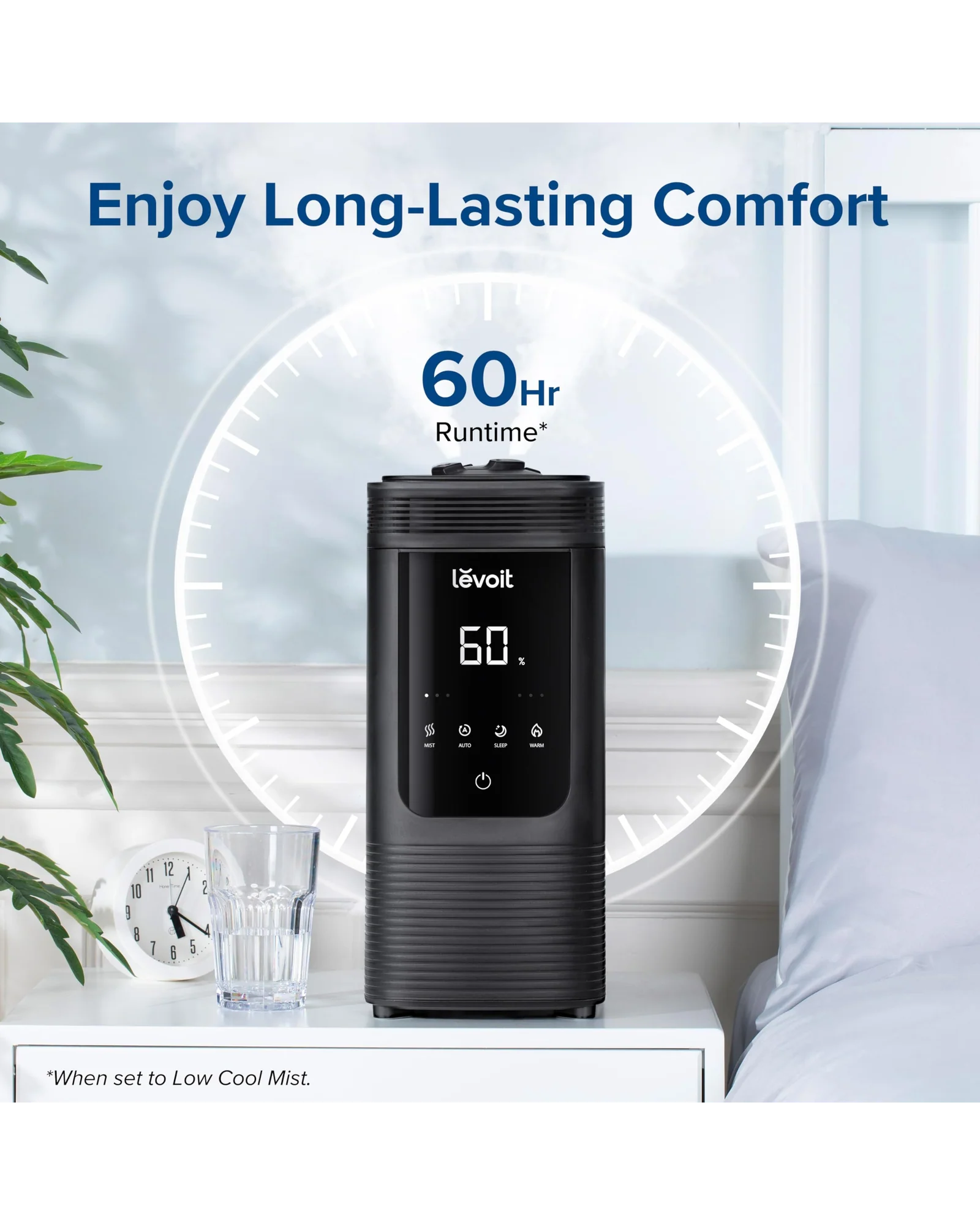Увлажнитель воздуха Levoit LV600S 6L Smart Чёрный — 2