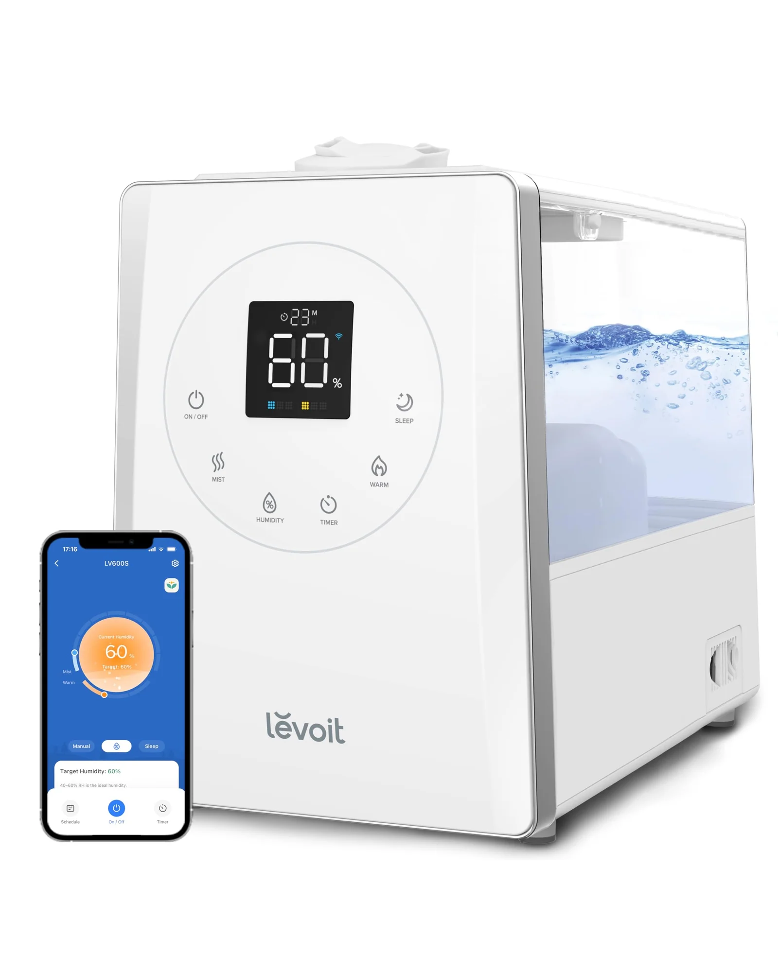 Увлажнитель воздуха Levoit LV600S 6L Smart Белый — 1
