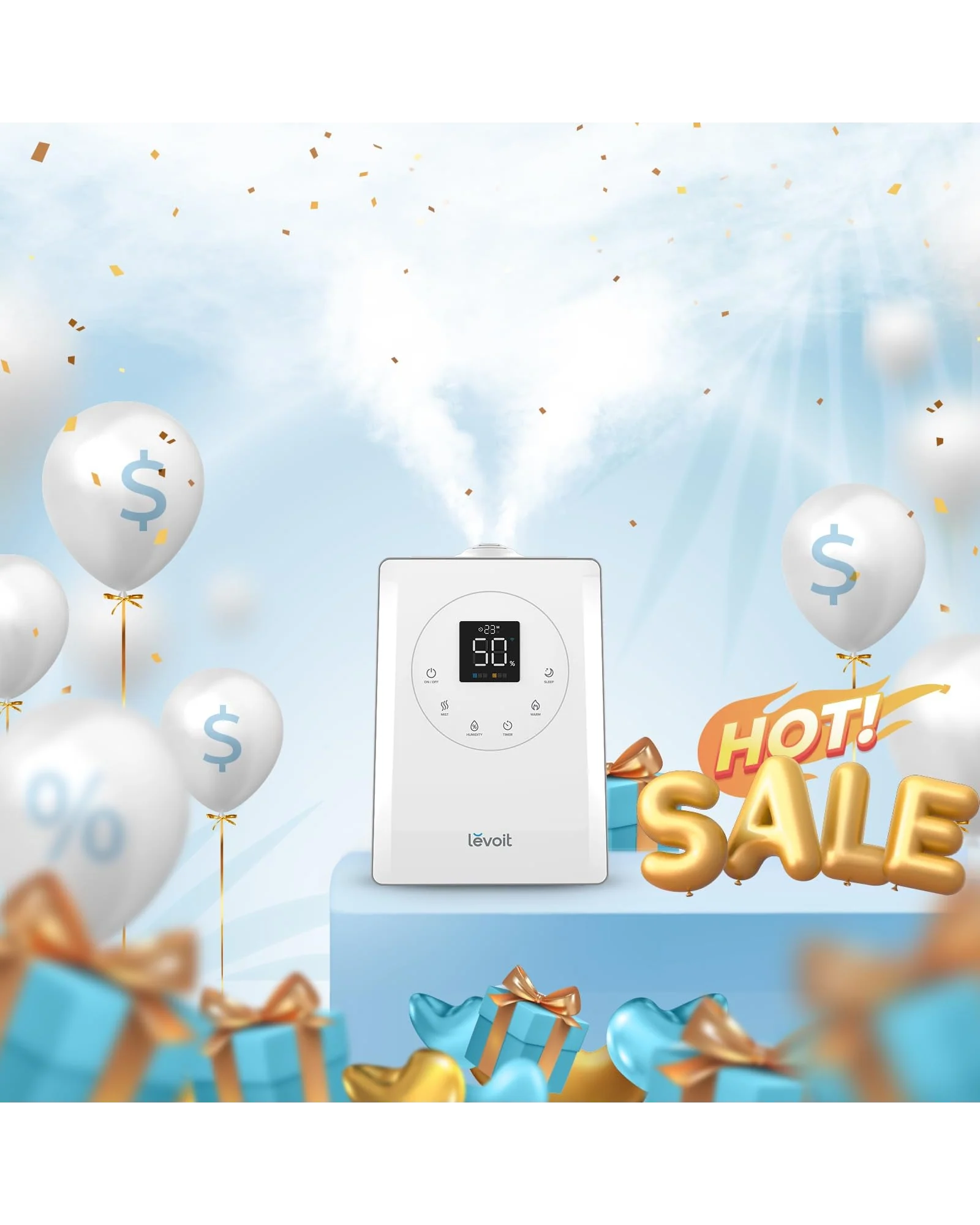 Увлажнитель воздуха Levoit LV600S 6L Smart Белый — 10