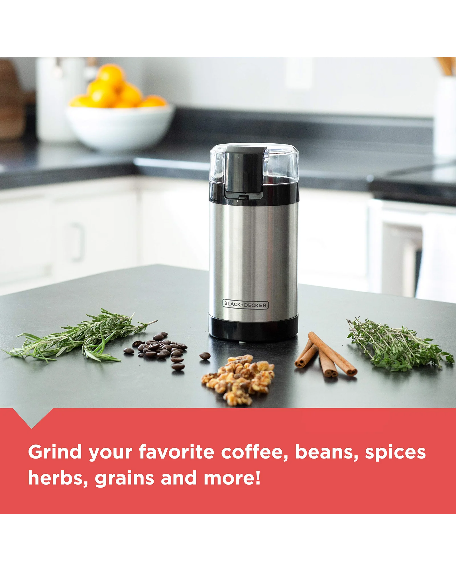 BLACK+DECKER One Touch Coffee Grinder кофемолка — 3