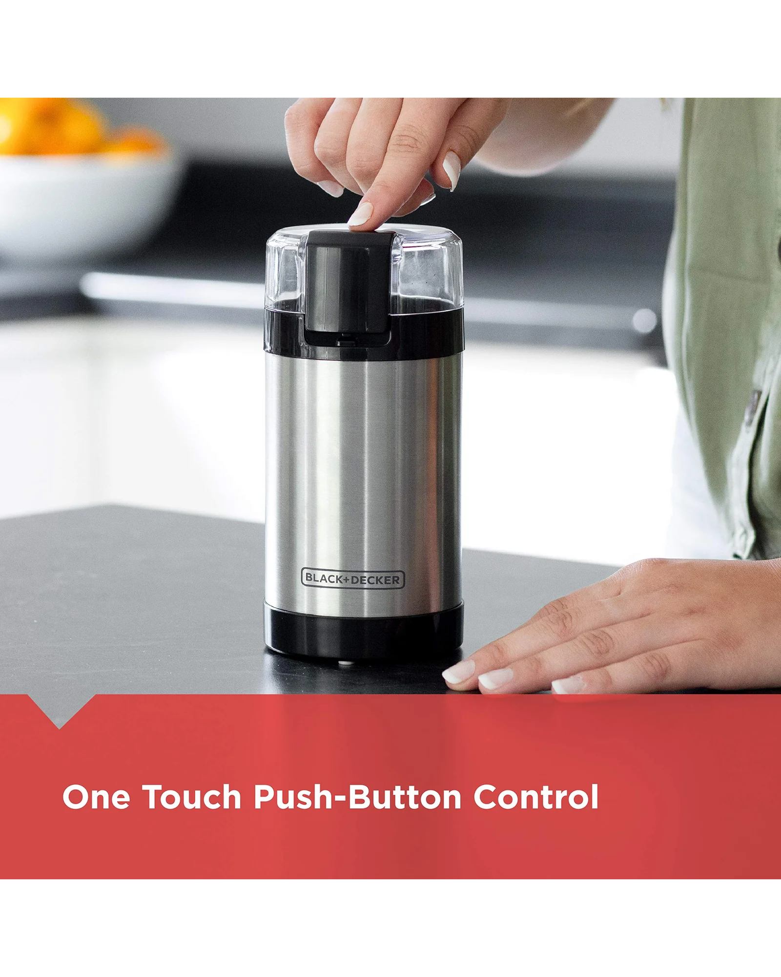 BLACK+DECKER One Touch Coffee Grinder кофемолка — 5