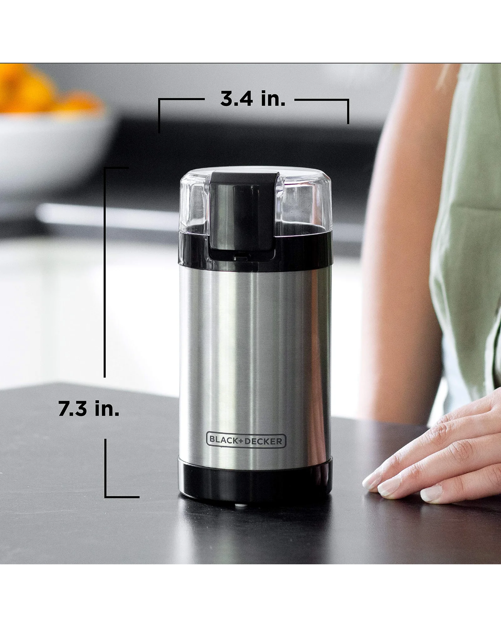 BLACK+DECKER One Touch Coffee Grinder кофемолка — 7
