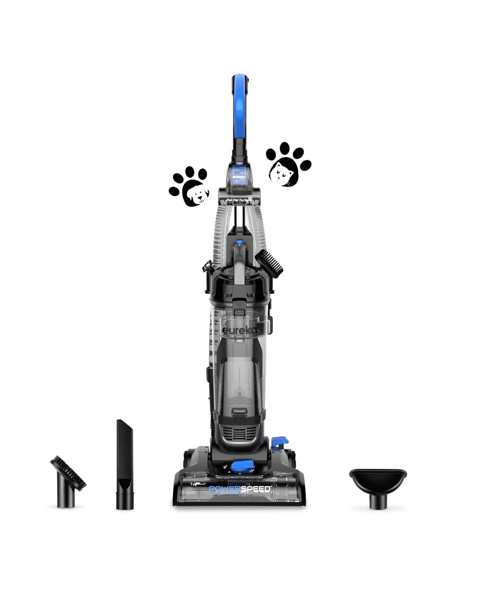Eureka PowerSpeed Lightweight Upright Vacuum Cleaner for Carpet and Hard Floor — синий