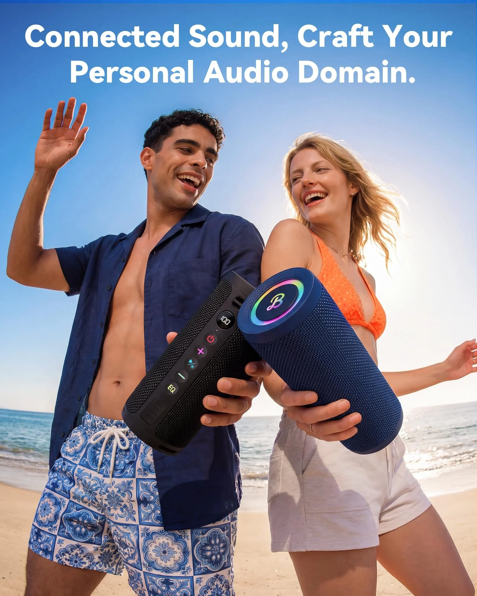 Bluetooth-колонка BassBloom Roar 3 Чёрный — 2